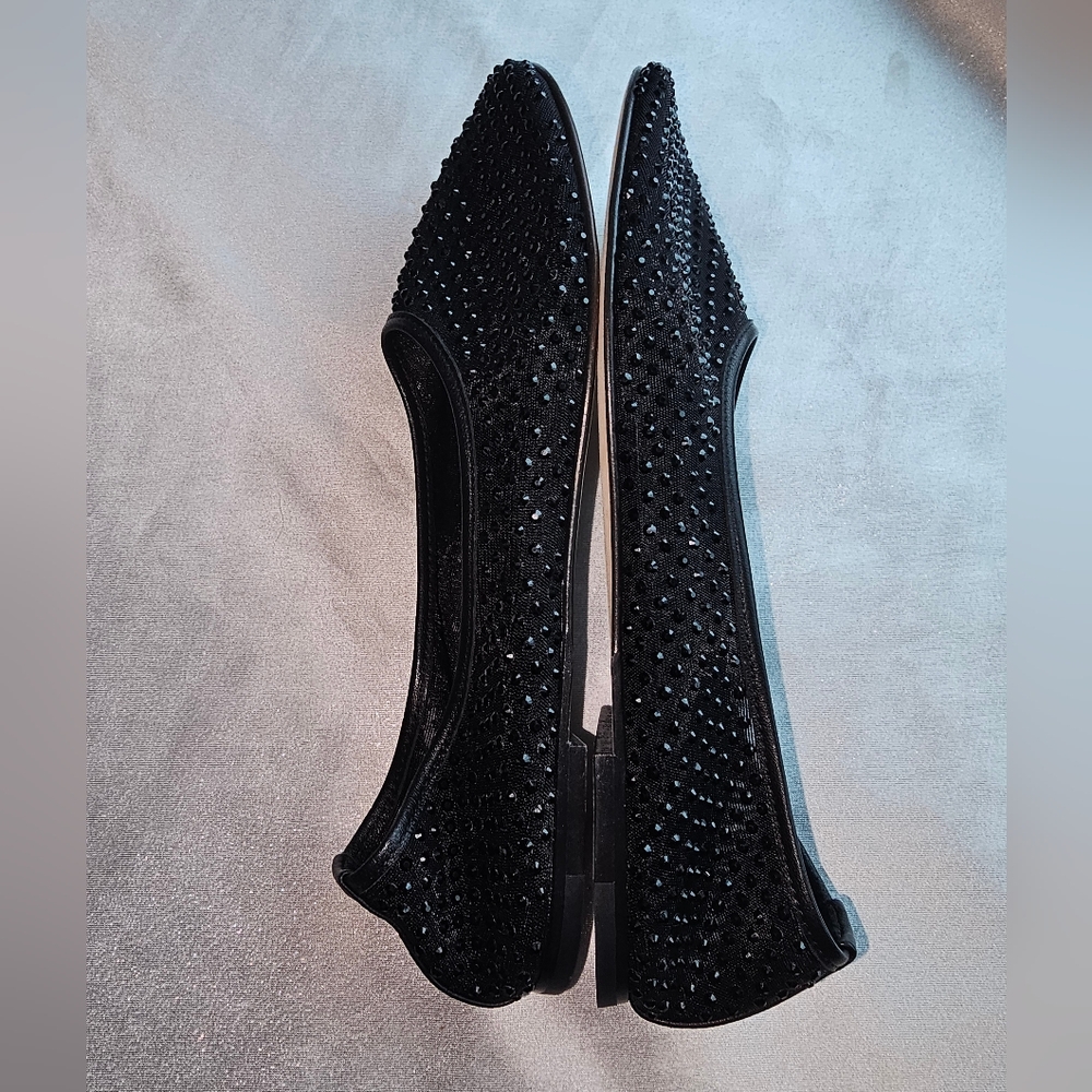 Dear Frances Balla Crystal Embellished Mesh Flats Sz EU40/US10 - Picture 11 of 15